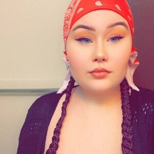 Red Bandana Headscarf